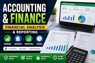 do accounting and finance services, financial analysis and reporting