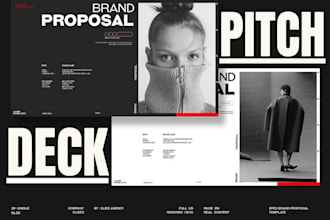 do investor pitch deck, startup pitch deck, presentation template design