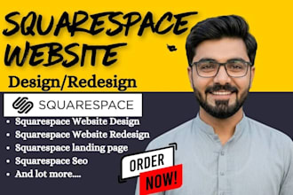 design, redesign, or fix your squarespace website