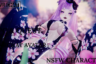 create custom vrchat avatar furry avatar nsfw avatar furry vrchat vr character
