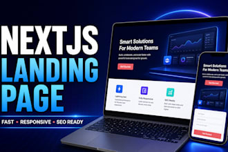 build a high converting nextjs landing page