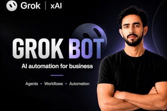 build xai grok bot ai agents and business automations