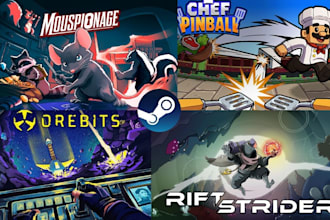 design professional steam capsule art game covers headers and store banners