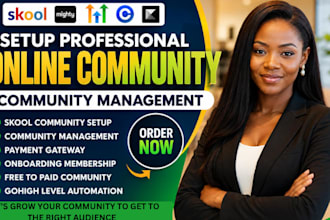 skool community setup skool credit repair skool course creation skool setup