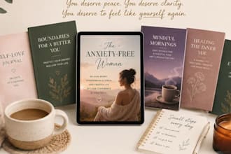 design a professional ebook template, workbook template