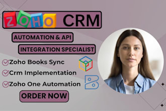 setup zoho crm implementation zoho books data sync zoho one automation
