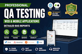 professional QA testing for your website and mobile app
