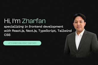 develop a modern react and next web application with typescript