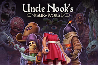 create steam capsule art, game cover art, steam store artwork and 2d game art