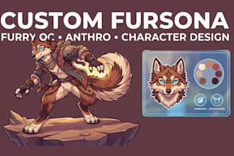 design a custom fursona character for you