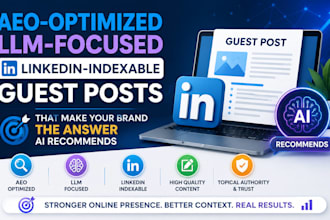 llms and aeo optimized linkedin indexable guest post