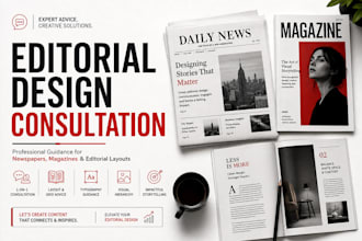 consult you on newspaper, magazine and indesign layout