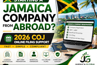 help register a jamaica company for non residents with coj compliance