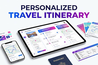 design a personalized travel itinerary for your trip