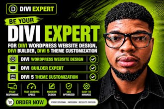 be your divi expert for divi wordpress website design divi 5 and customization