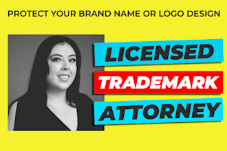 us licensed attorney for trademark registration and patent filing, amazon brand