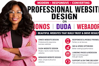 ionos website, duda website, ionos website, ionos website design,webador website
