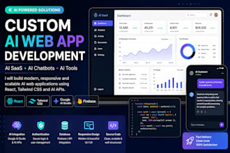 develop a custom ai web app