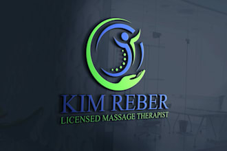 design massage therapy, skincare, spa, life coach, physical, sports logo