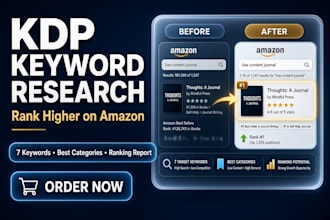 kdp keyword research amazon kdp niche research book seo ranking kindle