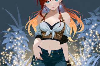 create custom sfw and nsfw anime ai character design