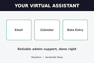 be your virtual assistant email scheduling admin support