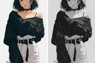 draw anime and manga illustrations