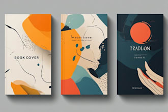 design minimalist ebook cover, modern book cover,