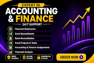 be your chartered accountant for accounting, bookkeeping and financial analysis