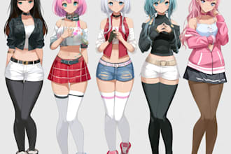 create custom sfw and nsfw anime ai character design