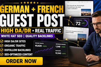 do high da german and french guest posts for SEO backlinks