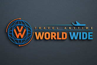 design amazing travel, holiday, and tourism logo