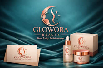 design a natural skincare logo for your beauty brand