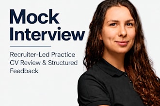 conduct a mock job interview