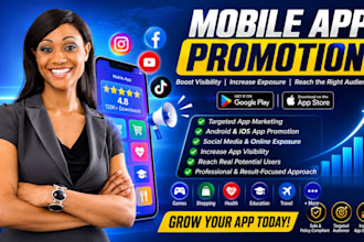 promote your app or game with mobile app marketing promotion, app installs