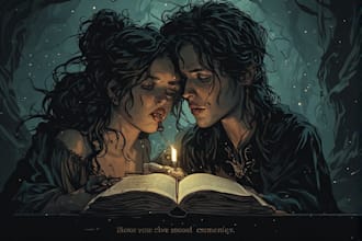illustrate dark romance book cover kdp romance fantasy book