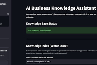 build an ai business knowledge assistant