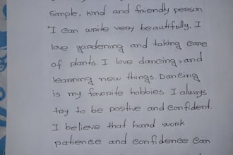write anytthing with my custom handwriting
