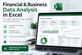analyze financial and business data in excel