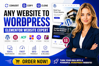 lovable to wordpress website, ai website to wordpress using elementor, acf