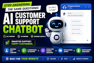 build an ai customer support chatbot for your website