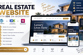 build a luxury website redesign your idx real estate website design on wordpress