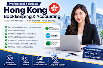 do hong kong bookkeeping, accounting, CPA audit preparation and tax support