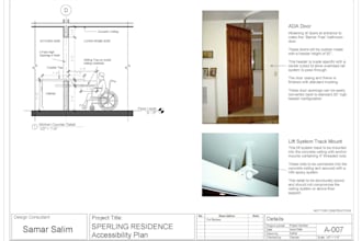 ada compliance drawings for permit approval
