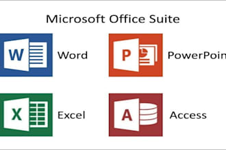 do professional ms word excel access and powerpoint work