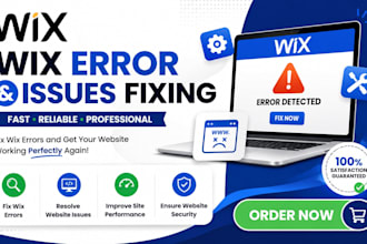 fix wix errors, bugs, issues, broken pages and website problems