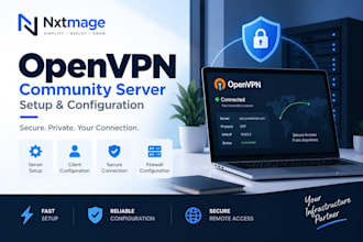 setup and configure your openvpn community server