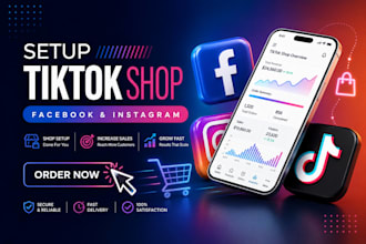 setup tik tok shop, fix tik tok dropshipping store, tiktok shop marketing ads