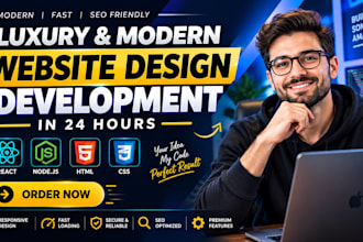 build luxury website design and website development