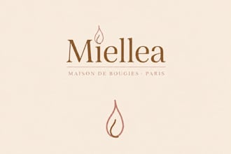 create elegant logo and mini brand identities